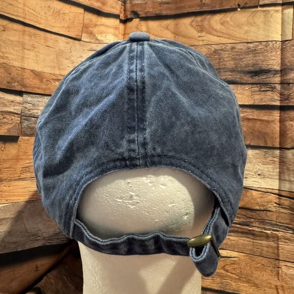 Dog Mom Hat Baseball Cap David & Young Women's Blue Embroidered Paw Print - Picture 3 of 7